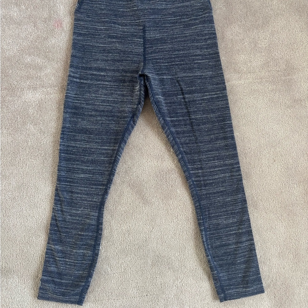 No Bull Heather Blue Capris Workout Leggings